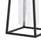 Vaxcel Nash 7.5-in Black Outdoor Modern Wall Lantern, Dusk to Dawn Photocell, 1-Light Wall Lamp Sconce with Clear Seeded Glass T0586 - alternate 2